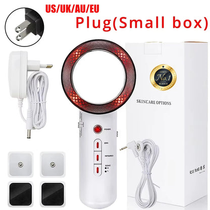 3 in 1 Cavitation Ultrasonic Machine Weight Loss Microcurrent EMS Body Slimming Massager Fat Burner Cream Gel